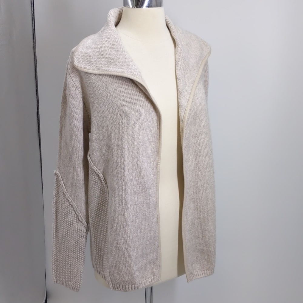 Zero beige open cardigan-sz S